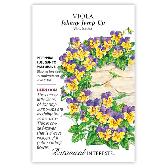 Johnny-Jump-Up Viola Seeds