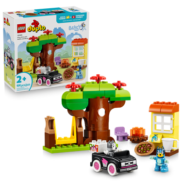 LEGO® DUPLO® Bluey Pizza Girls with Muffin and Bluey