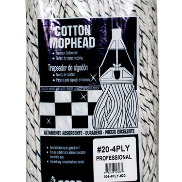 Elite Mops and Brooms #20 Cut End Cotton Mop Refill 1 pk
