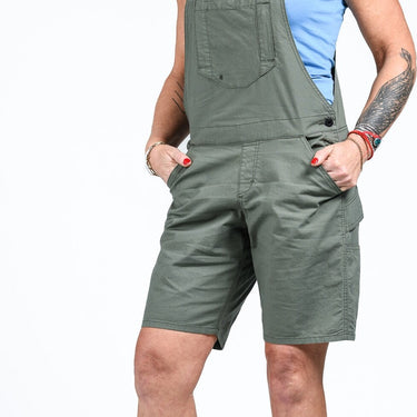 Dovetail Women's Workwear Ultra Light Ripstop Shortall (Lichen Green) Size 4