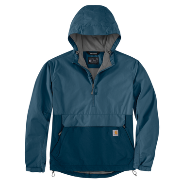 Carhartt Rain Defender Loose Fit Lightweight Packable Anorak (Storm Blue/Dark Storm Blue) Size XXL