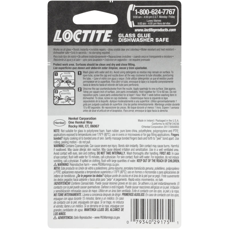 Load image into Gallery viewer, Loctite Glass Glue High Strength Glue Clear Glass Glue 2 gm
