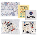 Set contents: bagged building blocks, instructions and sticker sheets