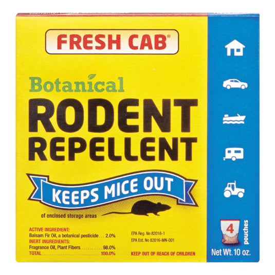 EarthKind Fresh Cab Animal Repellent Pouch For Rodents 2.5 oz