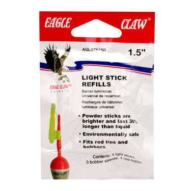 Eagle Claw AGLSTK15R Light Stick Universal 1.5 Glow Refills