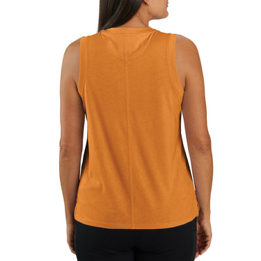Carhartt Women's TENCEL™ Fiber Series Relaxed Fit Tank (Hazy Sunshine) Size XL