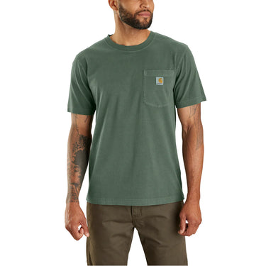 Carhartt Re-Engineered Relaxed Fit Lightweight Short-Sleeve Garment Dyed Pocket T-Shirt (Oakleaf) Size XL