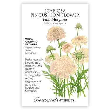 Botanical Interests Fata Morgana Scabiosa Seeds
