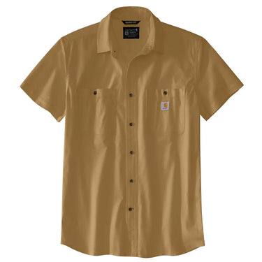 Carhartt Rugged Flex® Relaxed Fit Lightweight Short-Sleeve Shirt (Shaded Beach) Size L