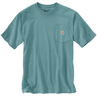 Carhartt Relaxed Fit Lightweight Logo Pocket Graphic T-Shirt (Summer Blue) Size XL