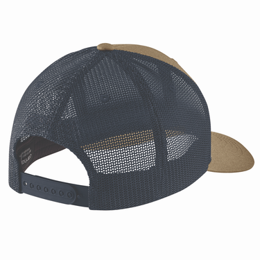 Carhartt Canvas Mesh-Back Built Patch Cap (Dark Khaki)