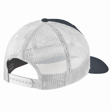 Carhartt Canvas Mesh-Back Built Patch Cap (Navy)