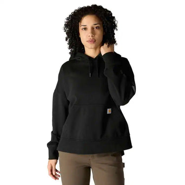 Carhartt Women's Oversized-Fit Midweight Hooded Heart Graphic Sweatshirt (Black) Size XXL