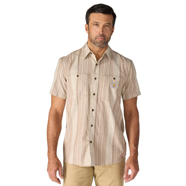 Carhartt Bozeman Relaxed Short Sleeve Plaid Shirt (Red Duck) Size XXL