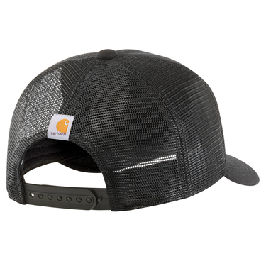 Carhartt Canvas Mesh-Back Embossed Cap (Black)