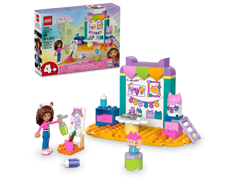 Load image into Gallery viewer, Lego Gabbys Doll House Crafting with Baby Box
