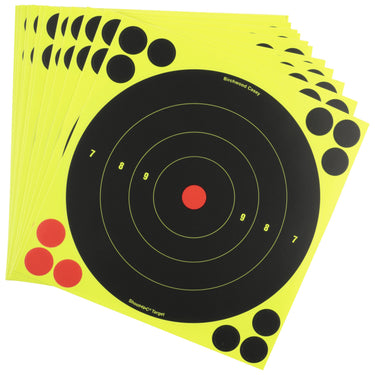 Shooting Made Easy 8" Shoot-N-C Bullseye Target 30-Pack