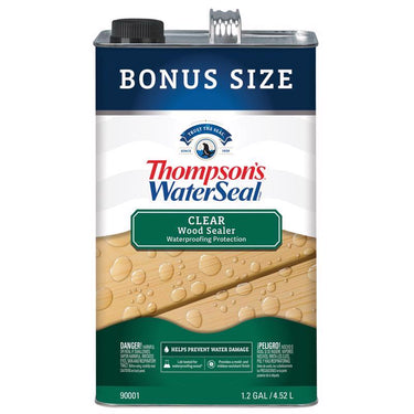 Thompson's WaterSeal Clear Wood Sealer Clear Oil-Based Wood Sealant 1.2 gal
