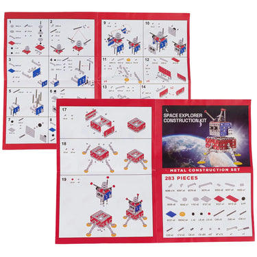 NASA Space Explorer Construction Kit instruction sheets
