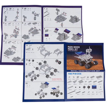 NASA Mars Rover Model Kit instruction sheets