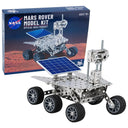 NASA Mars Rover Model Kit box with the built silver rover and solar panel