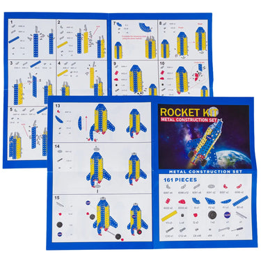 NASA Rocket Kit step-by-step instruction sheets