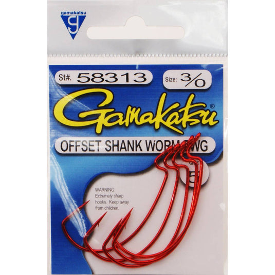 Gamakatsu Extra Wide Gap Offset Worm Hook 3/0