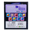 Back of the NASA STEM planetarium kit box showing the contents
