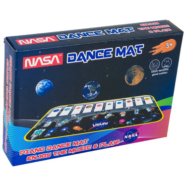NASA piano dance mat box, front