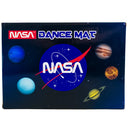 NASA logo with planets on the dance mat box
