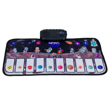 NASA piano dance mat laid flat, top view