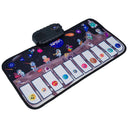 NASA piano dance mat at an angle showing the piano keys