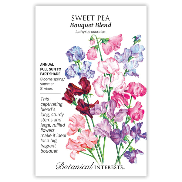 Load image into Gallery viewer, Bouquet Blend Sweet Pea Seeds
