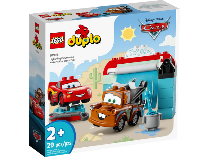 Lego Disney Lightning McQueen & Mater's Car Wash Fun 29pc