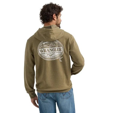 Wrangler Men's "Wrangler Outdoor" Hoodie (Burnt Olive) Size XL