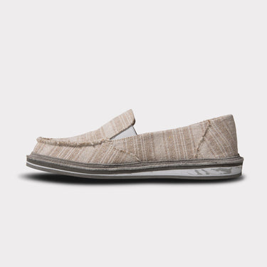 LâMO Skipper Slip-On Shoe (Beige Stripe) Size 10
