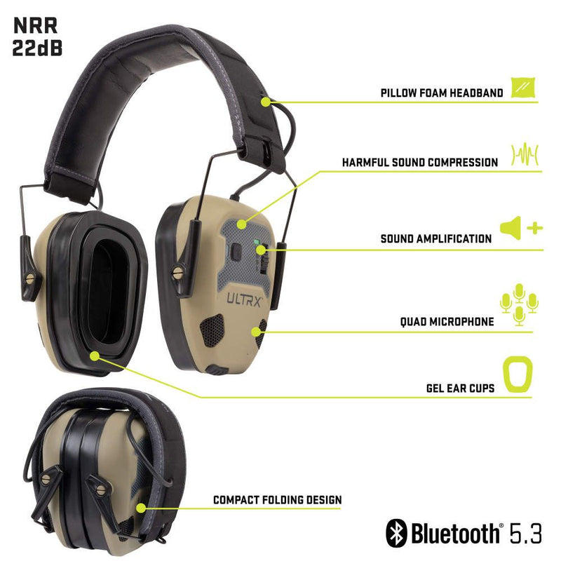 Load image into Gallery viewer, Allen ULTRX Bionic Fuse Bluetooth Electronic Earmuff
