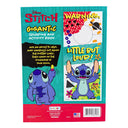 Back cover of the Stitch coloring book with the bonus door hanger