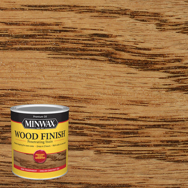 Minwax Wood Finish Semi-Transparent English Chestnut Oil-Based Penetrating Wood Stain 1 qt