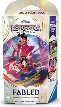Disney Lorcana Fabled Single-Player Deck: Emerald & Ruby Max Goof & Powerline