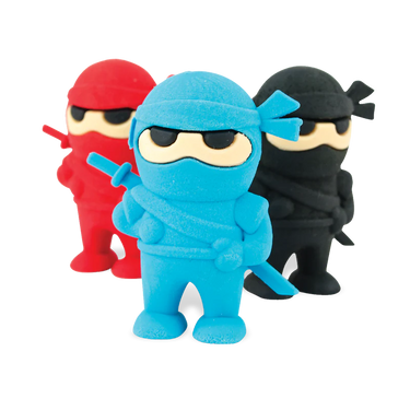 Ooly Ninja Erasers (3 Set)