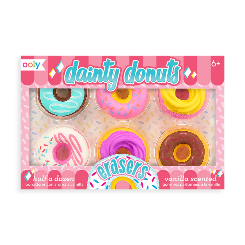 Load image into Gallery viewer, Ooly Dainty Donuts Pencil Erasers
