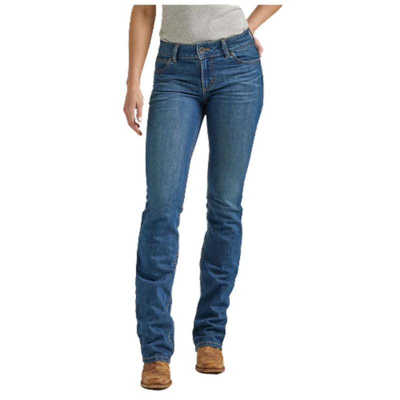 Load image into Gallery viewer, Wrangler Ladies 27X34 Retro Mae Mid Rise Jeans
