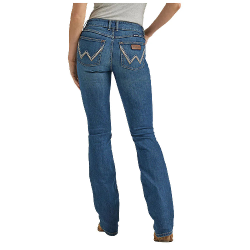 Load image into Gallery viewer, Wrangler Ladies 27X34 Retro Mae Mid Rise Jeans
