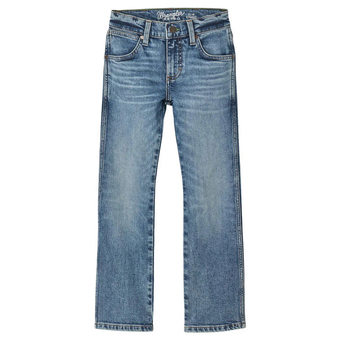 Wrangler Boys 14S Retro Slim Straight Leg Jeans - Applewood