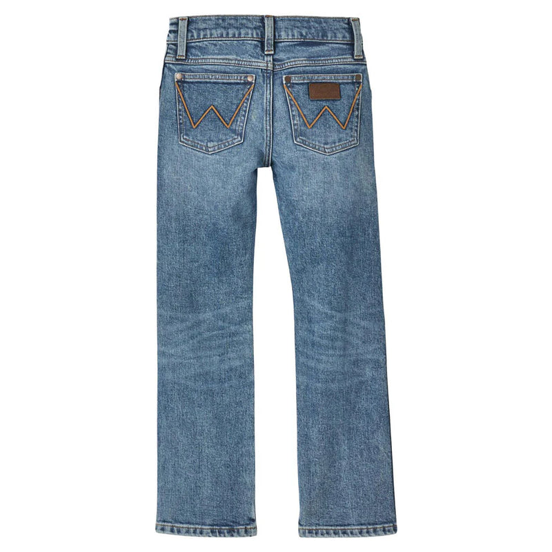 Load image into Gallery viewer, Wrangler Boys 10R Retro Slim Straight Leg Jeans - Applewood
