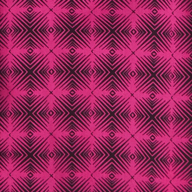 Wrangler Girl's Collard Geo Print Western Snap Shirt (Pink/Black) Size L