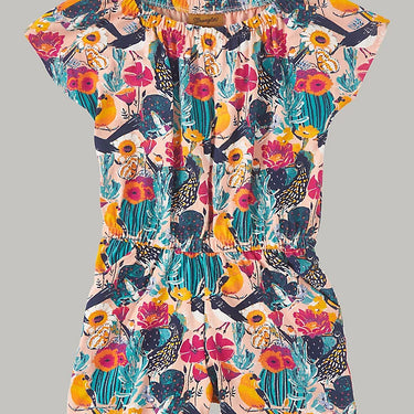 Wrangler Girl's Desert Cactus Floral Romper Size S