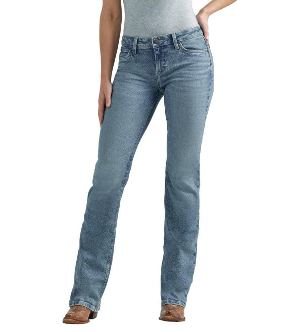 Load image into Gallery viewer, Wrangler Womens 32X34 Retro Mae Mid Rise Bootcut Jeans
