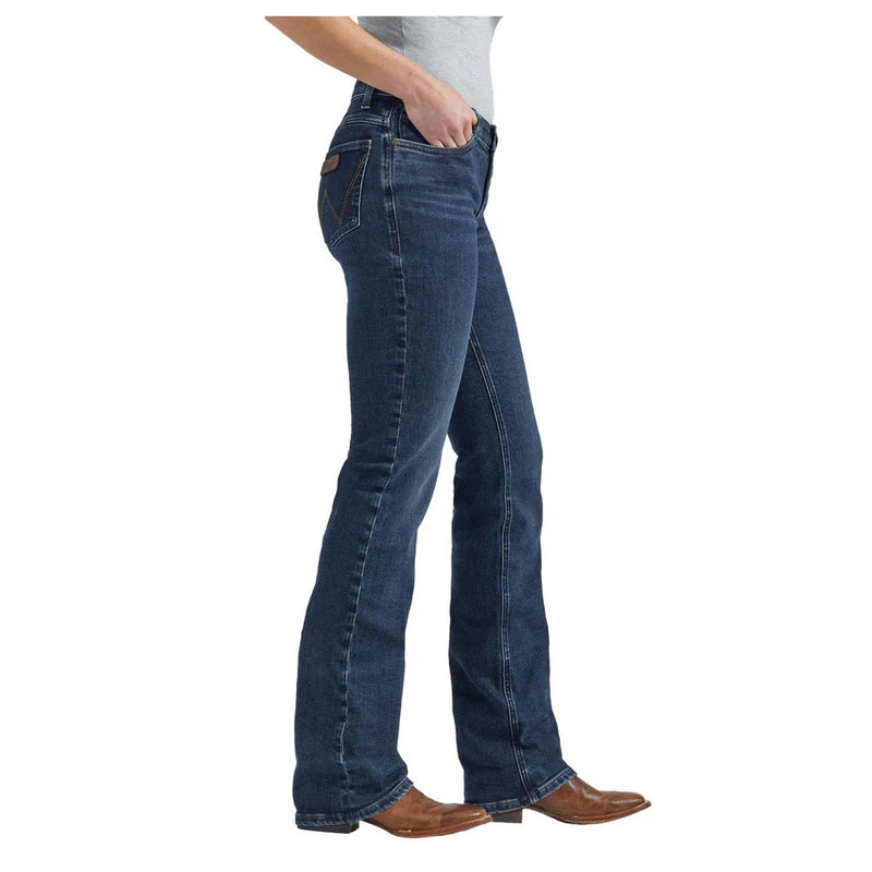 Load image into Gallery viewer, Wrangler Womens 28X34 Ultimate Riding Willow Mid Rise Jeans - Traci
